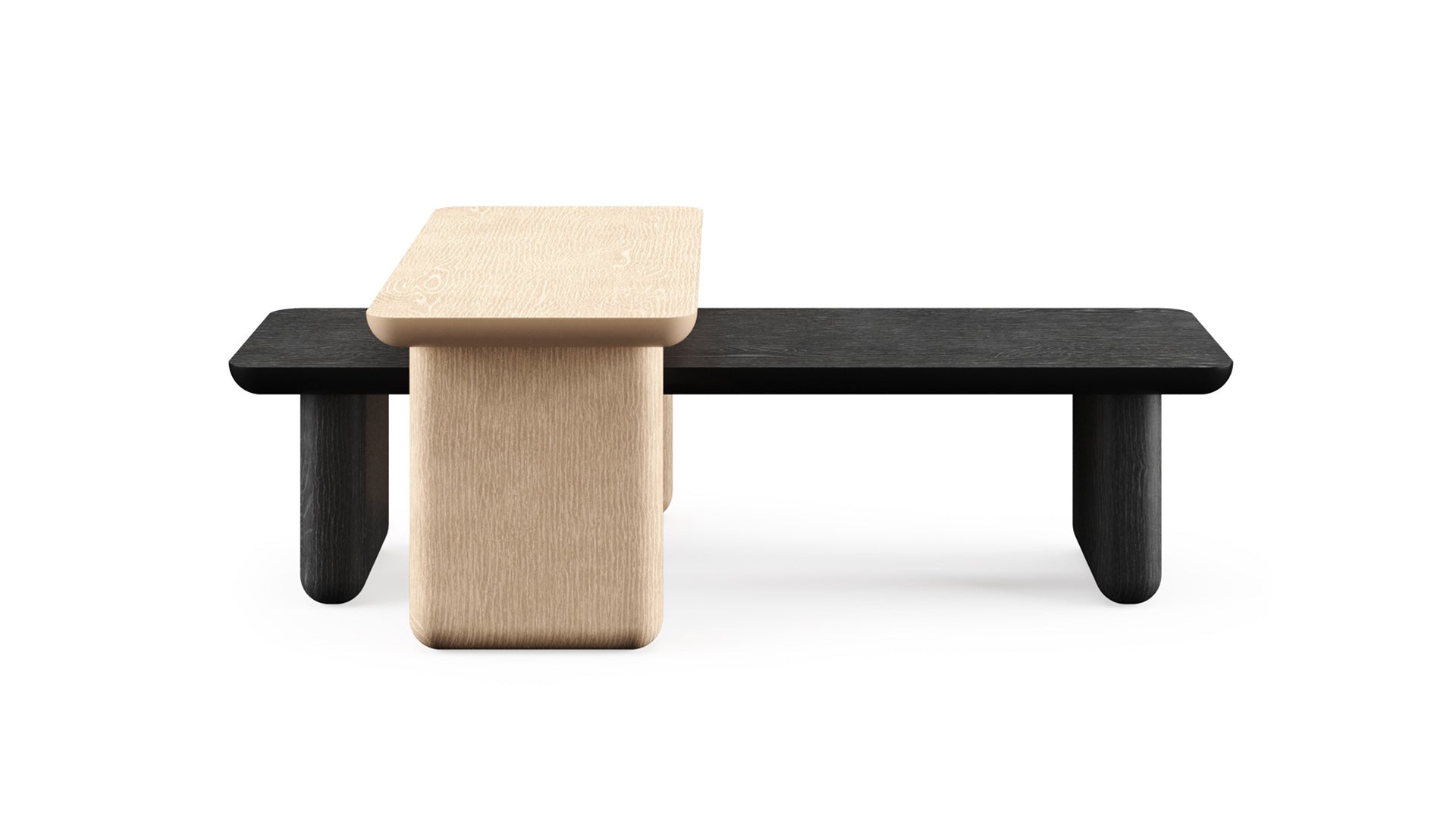 Caillou Wood bench by Liu-Jo Living – Made Milano