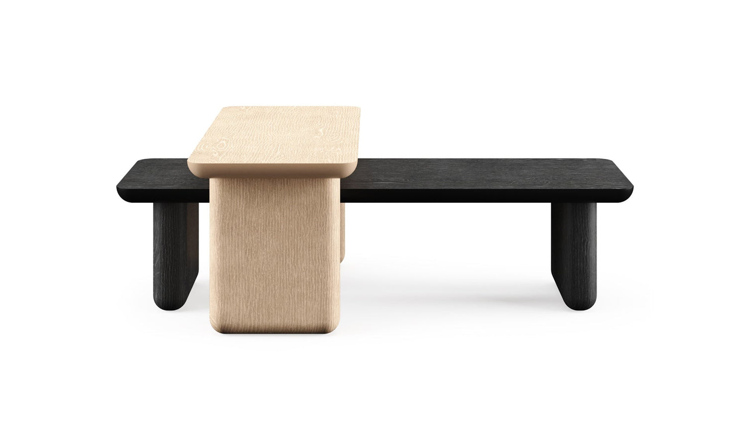 Caillou Wood bench by Liu-Jo Living
