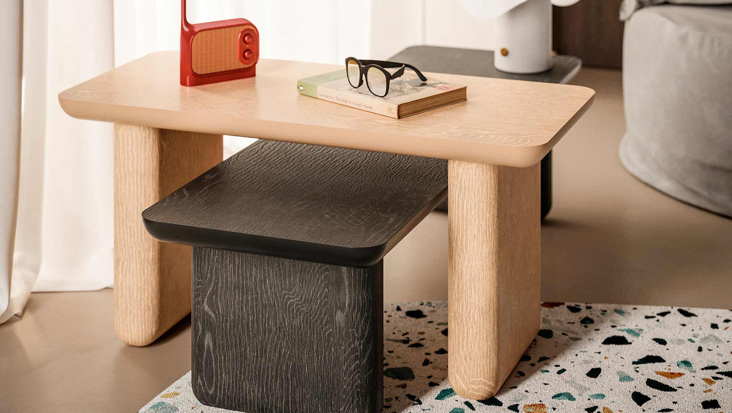 Caillou Wood bench by Liu-Jo Living