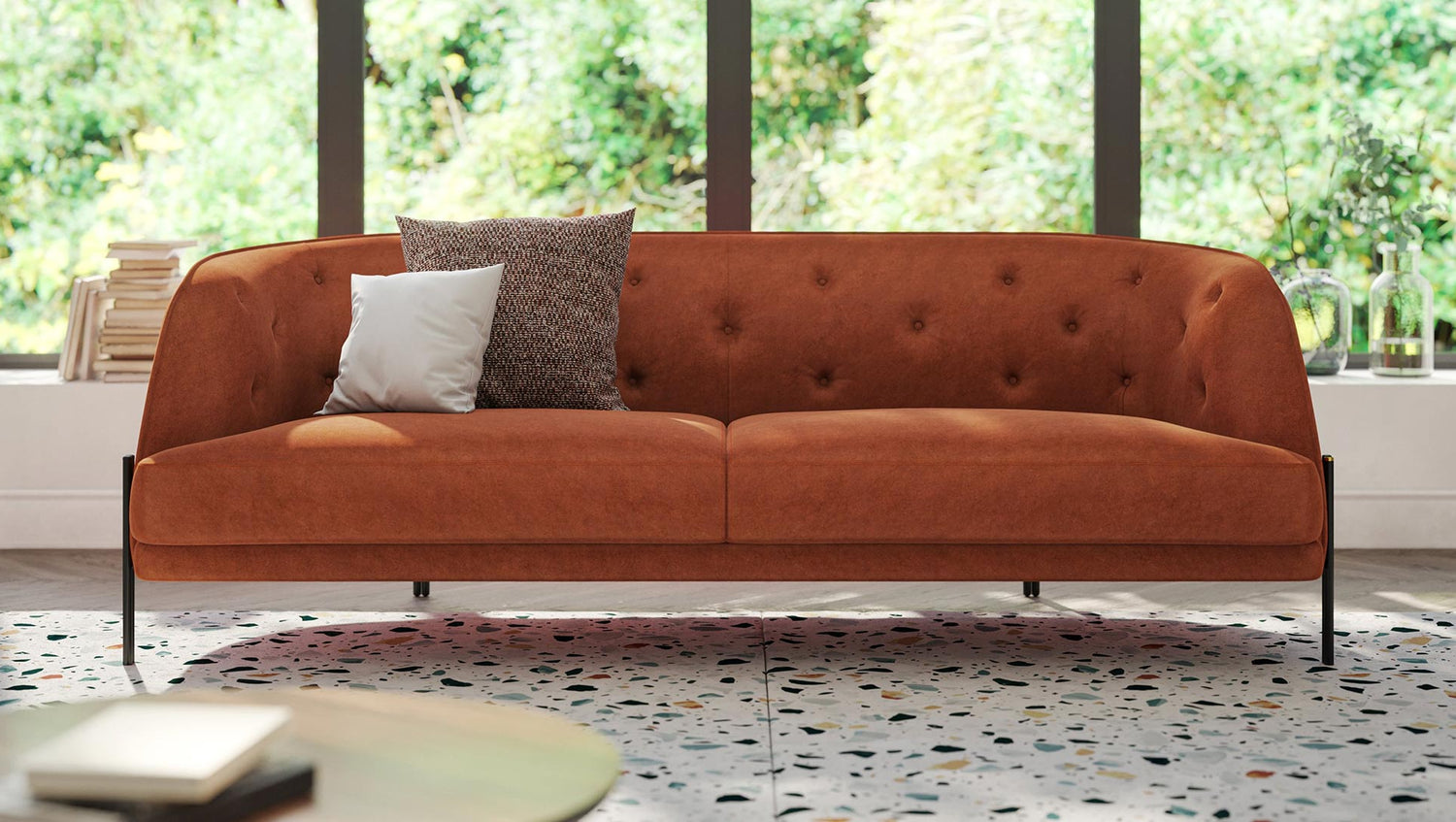 Caillou Capitonné sofa by Liu-Jo Living
