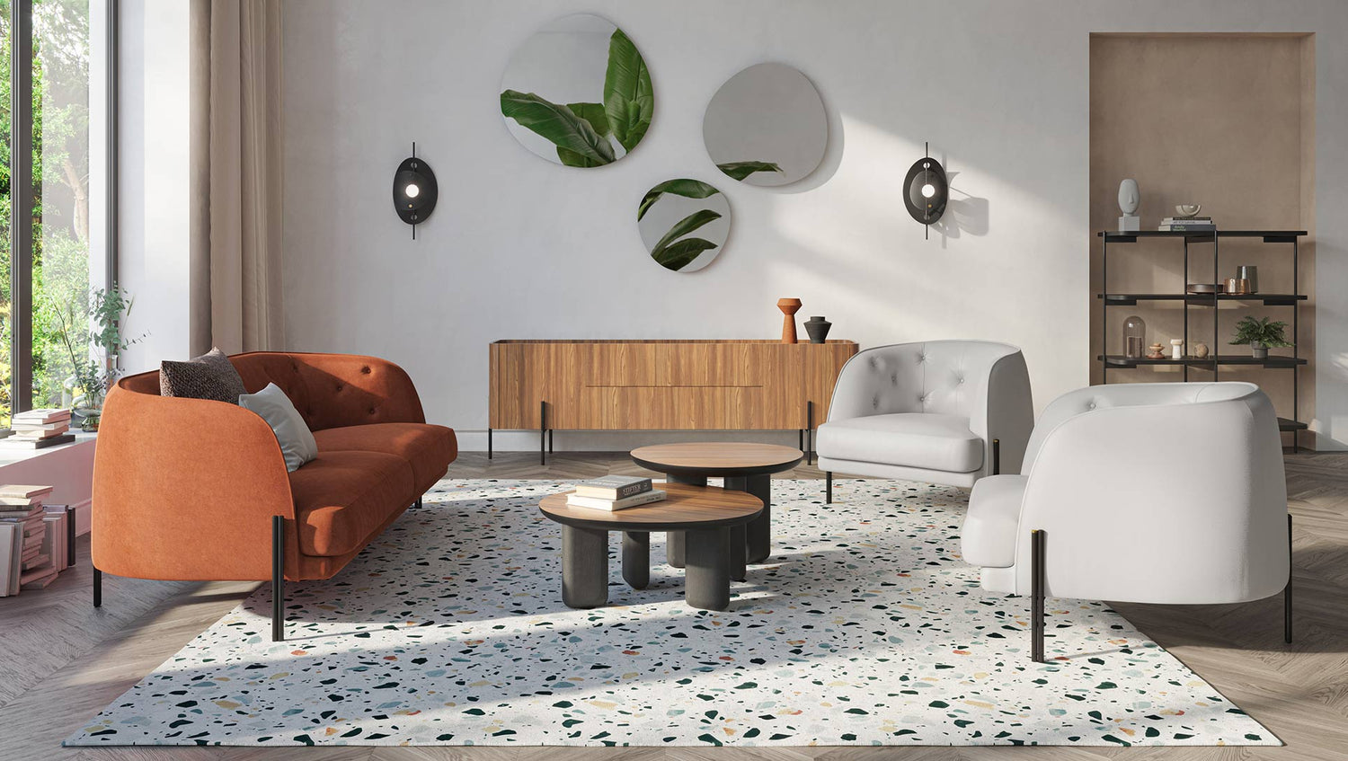 Caillou Capitonné sofa by Liu-Jo Living