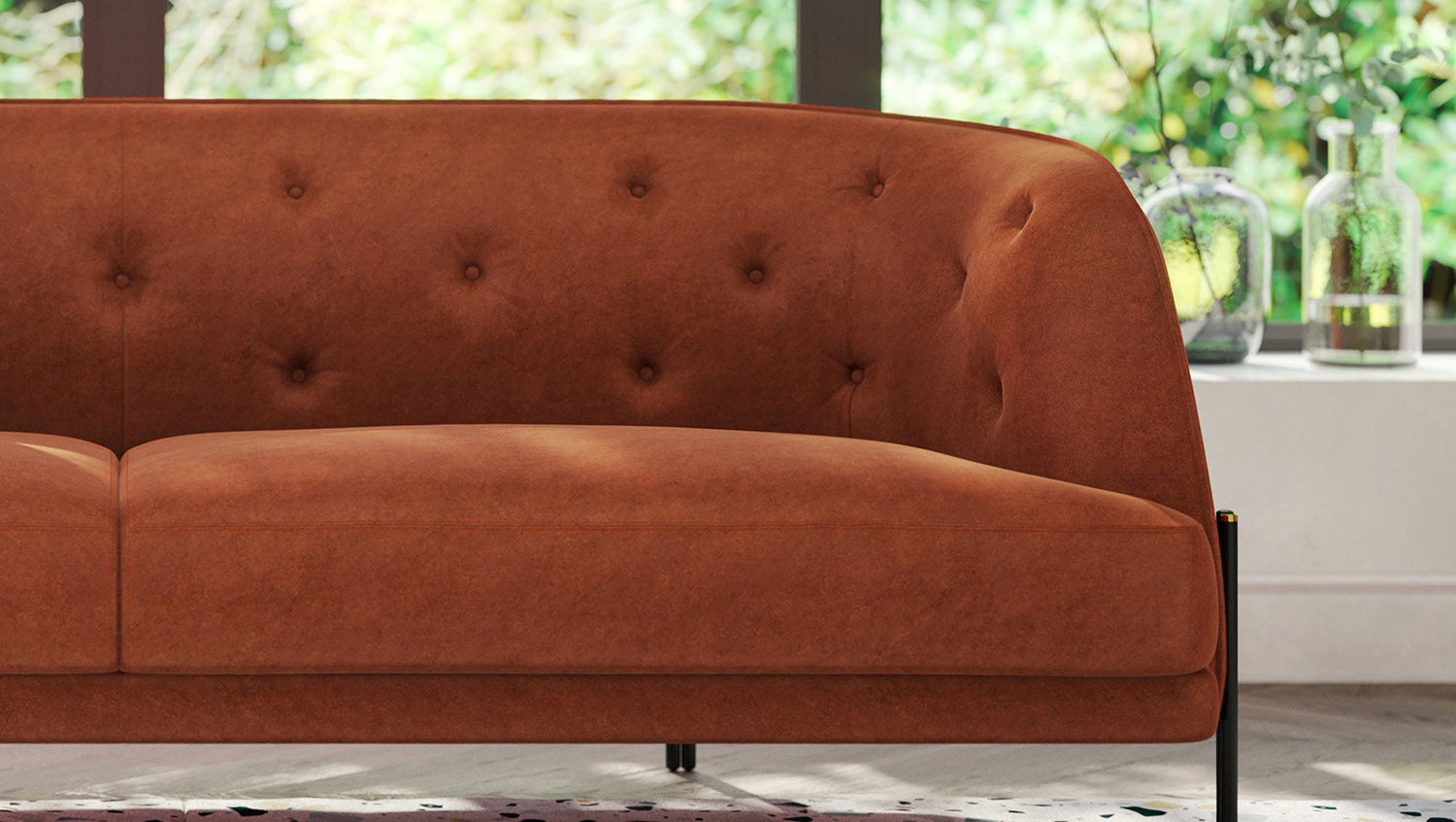 Caillou Capitonné sofa by Liu-Jo Living
