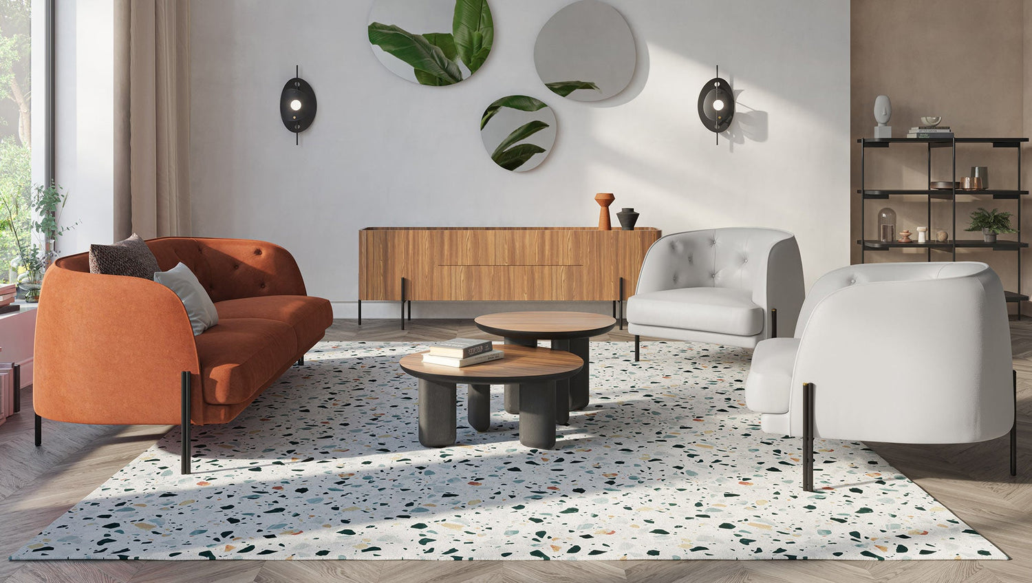 Caillou Wood coffee table by Liu-Jo Living