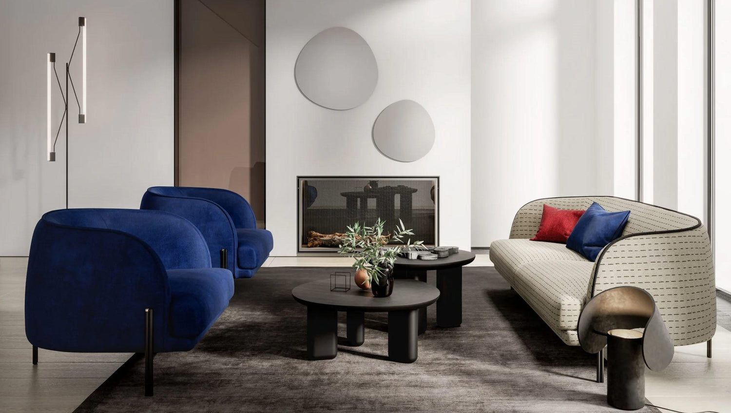 Caillou mirror by Liu-Jo Living