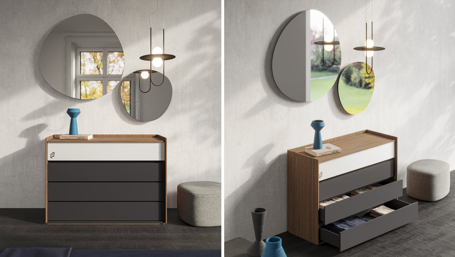 Caillou mirror by Liu-Jo Living