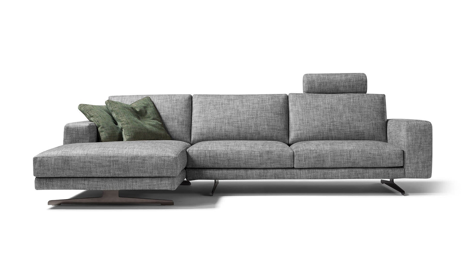 CARDIFF modular corner sofa setup customizable 2