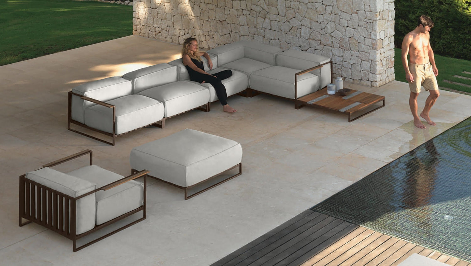 CASILDA Collection-Modular outdoor corner sofa 1
