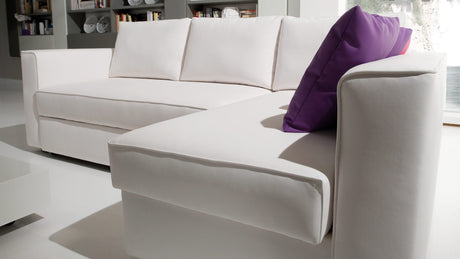 Convertible CDI Collection Plaza Sofa Bed White 2