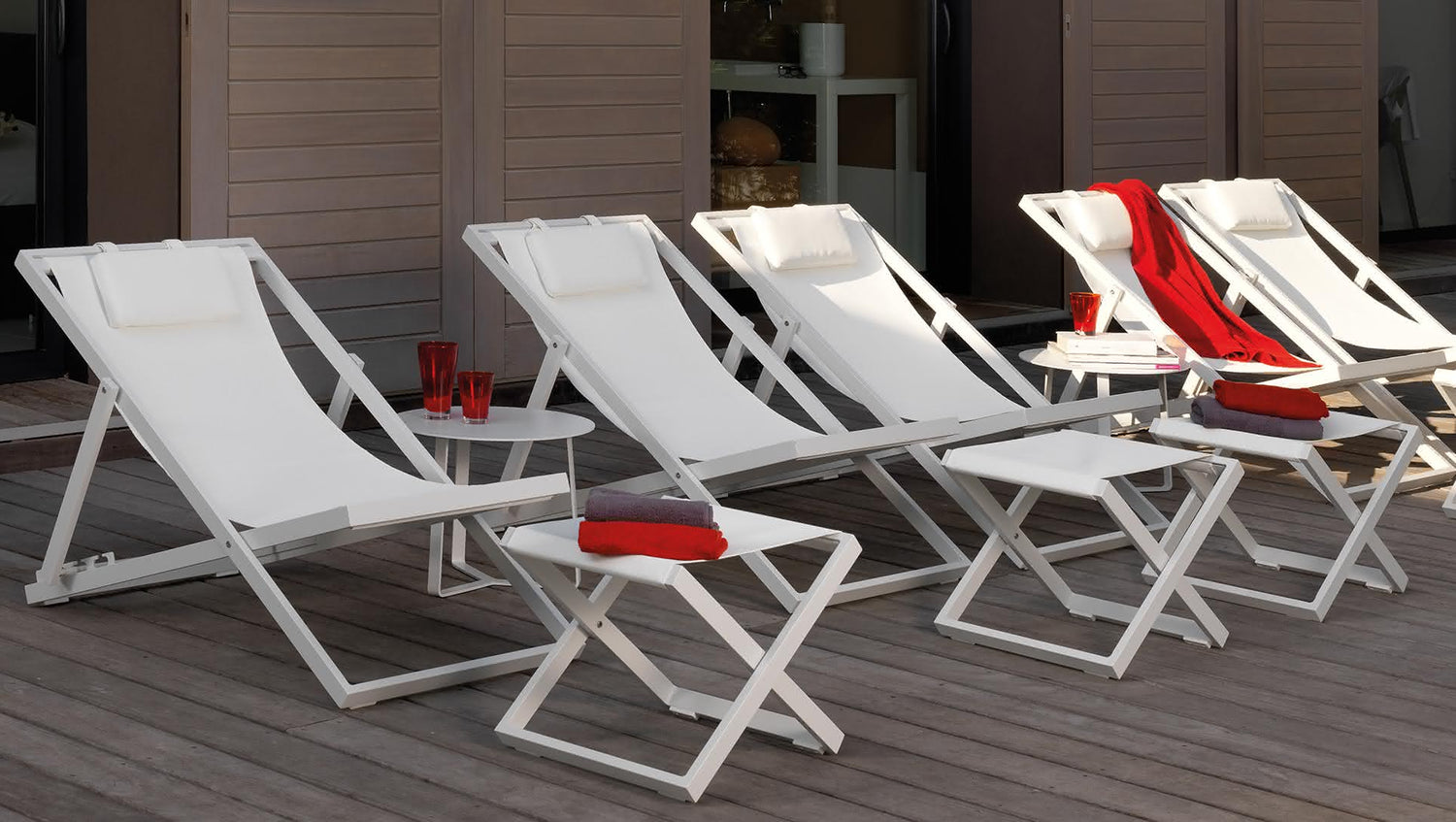 Touch deck chair  Touch pouf