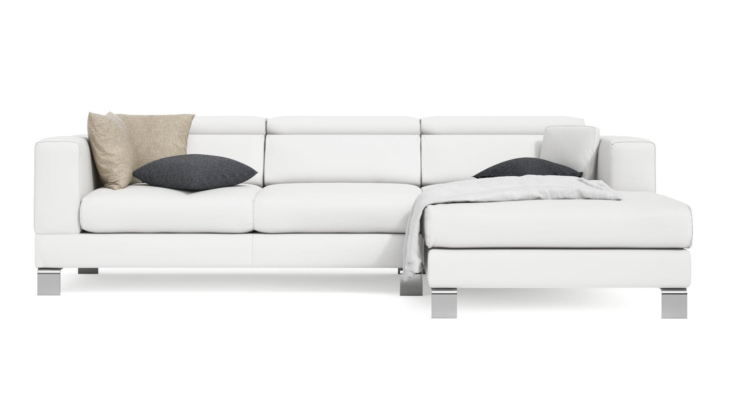 Canapé CDI Collection Mito Corner Sofa White