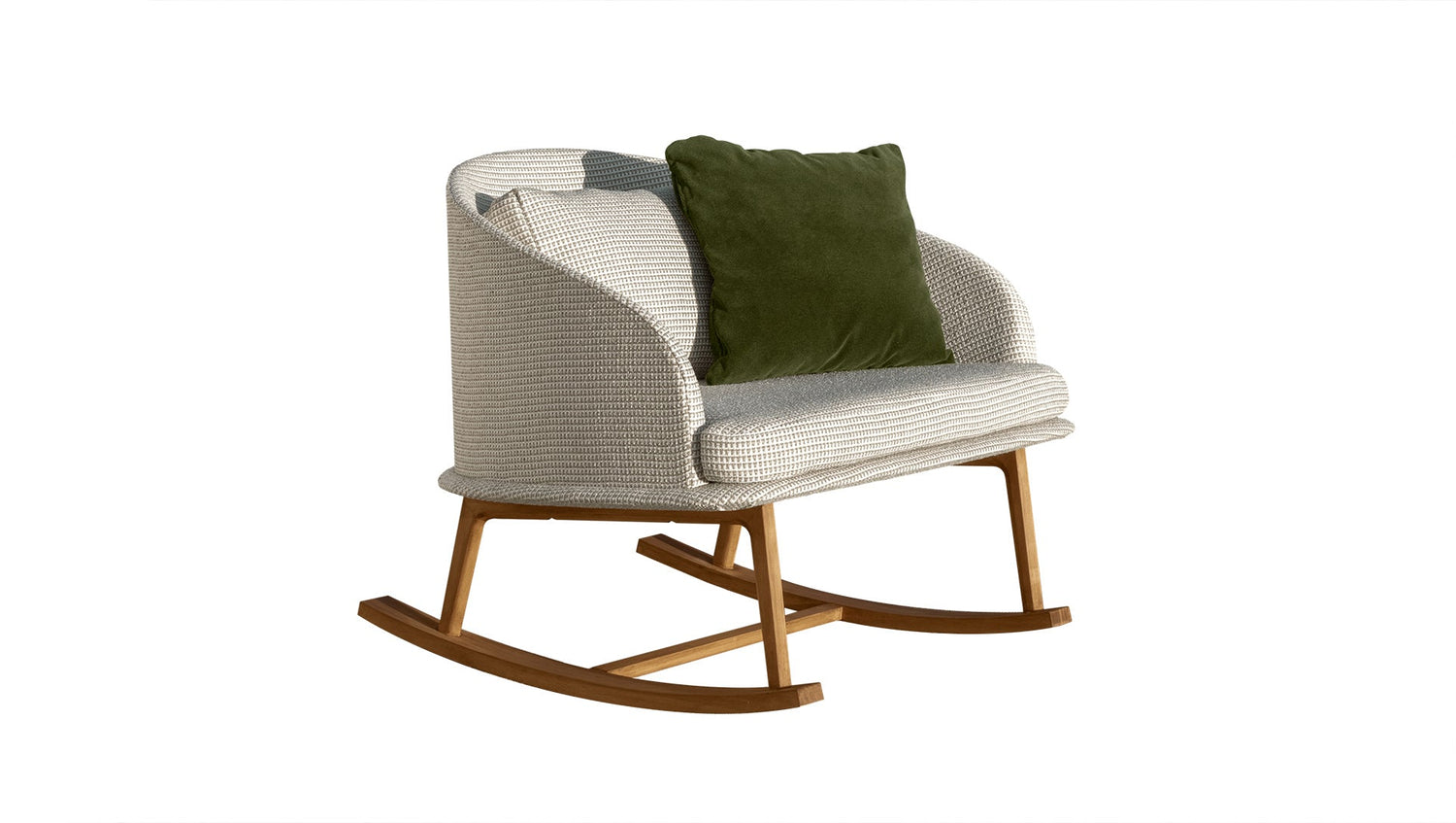 Cleo soft wood outdoor rocking chair