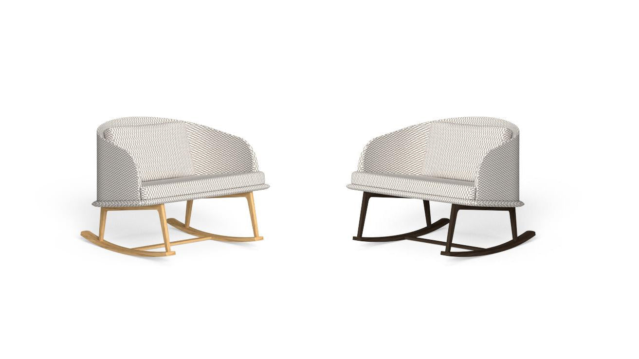Cleo soft wood outdoor rocking chair
