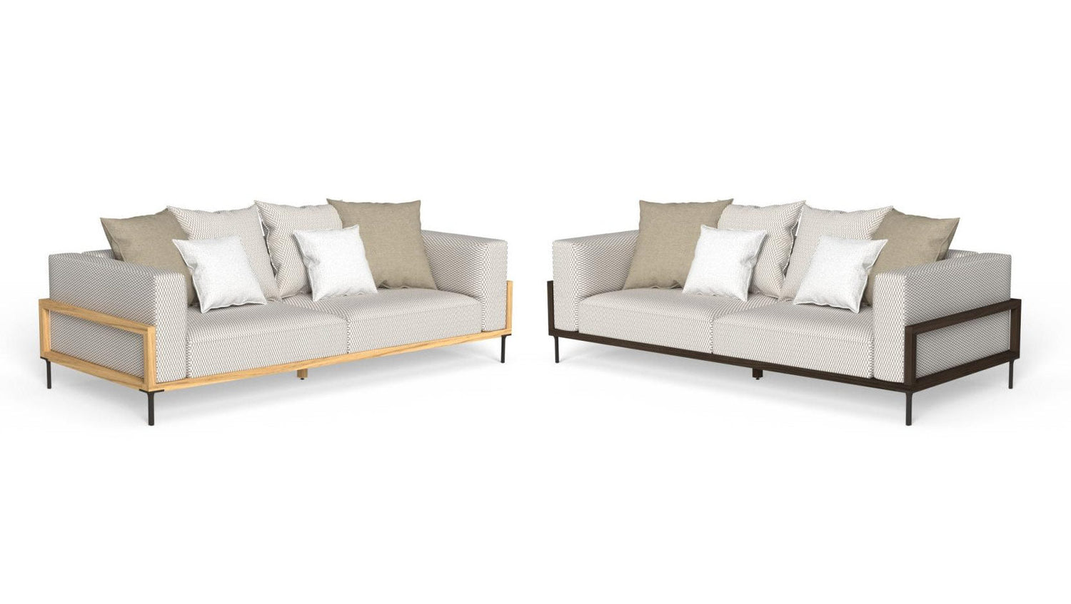 Cleo Soft Wood 3 sitzer gartensofa