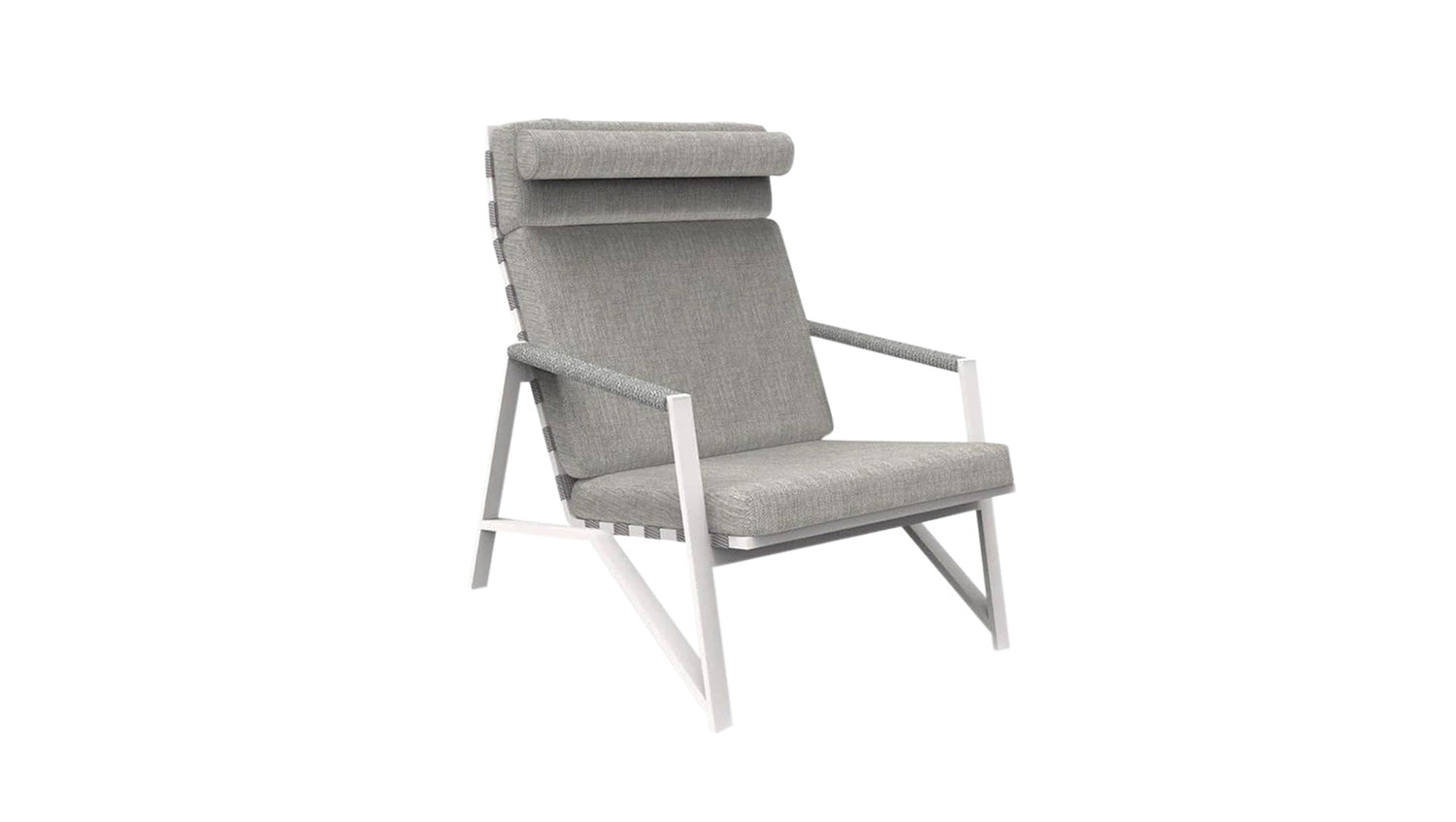 Cottage outdoor lounge armchair