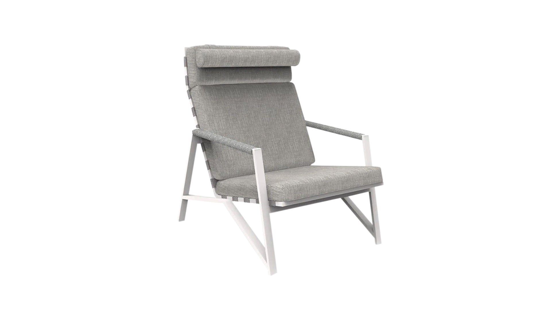 Cottage outdoor lounge armchair – Made Milano