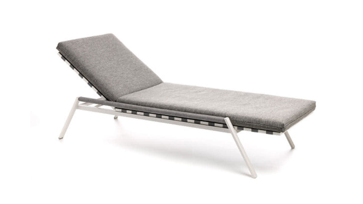 COTTAGE Collection-Chaise longue structure en aluminium de jardin 2