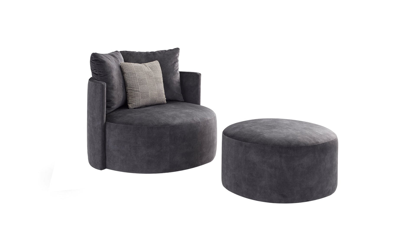 Dada set armchair and pouf