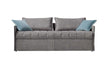 DENNY Sofa Bed 2 seater with metal base and single bed