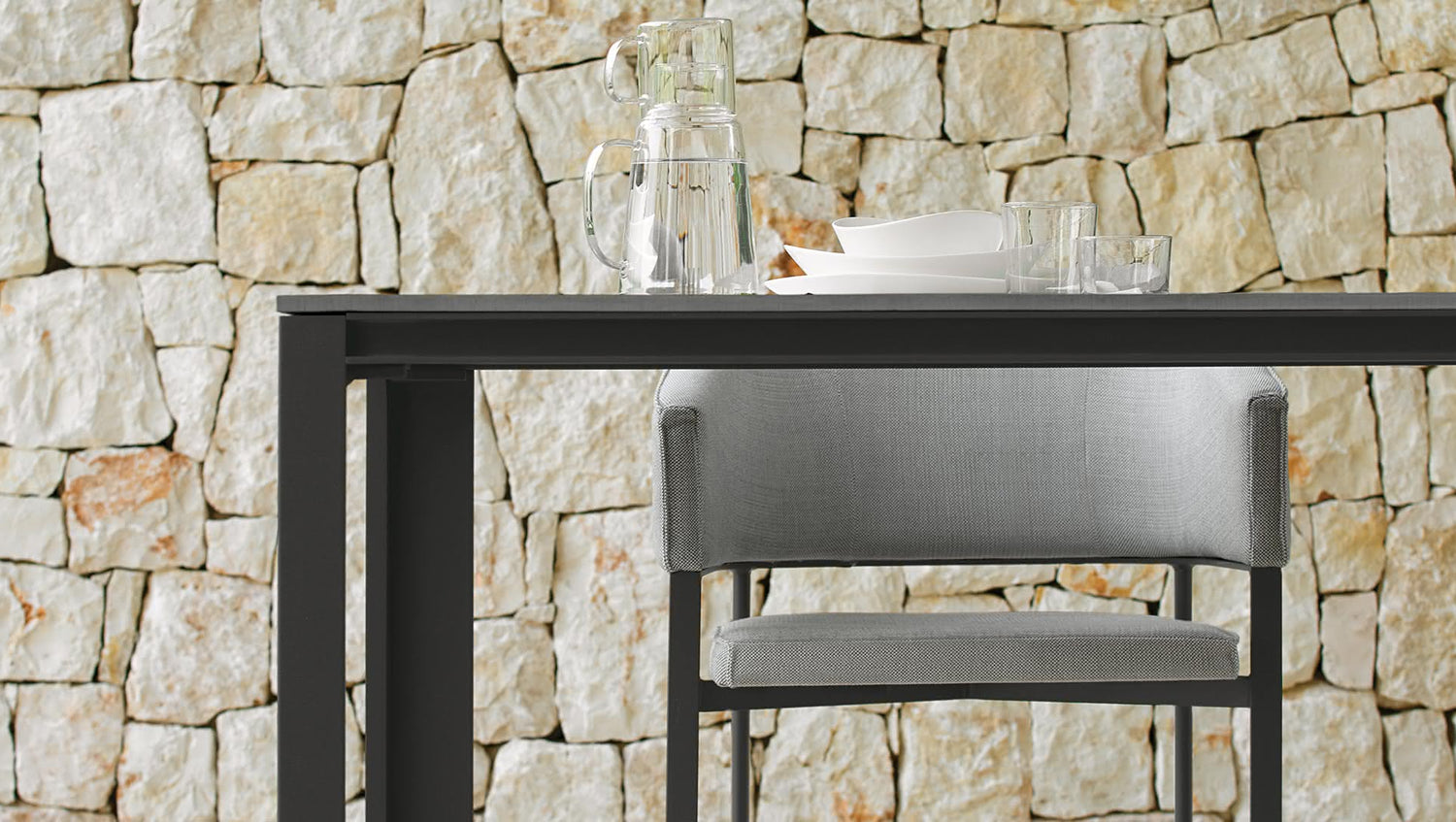 EDEN Chaise rembourrée pour l'extérieur - Design par TALENTI 2