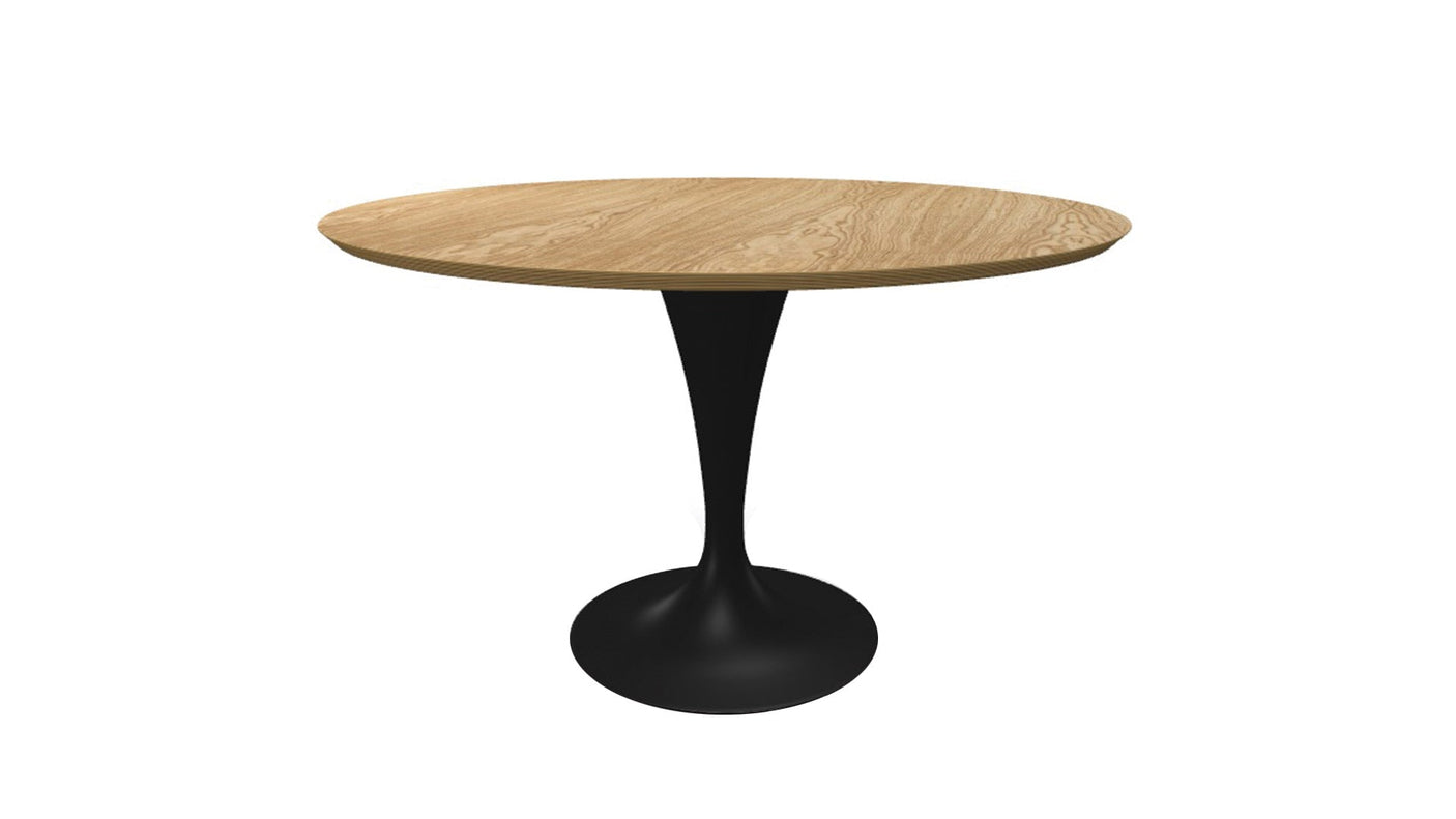 FLUTE WOOD Dining round table