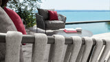 Frame outdoor living armchair