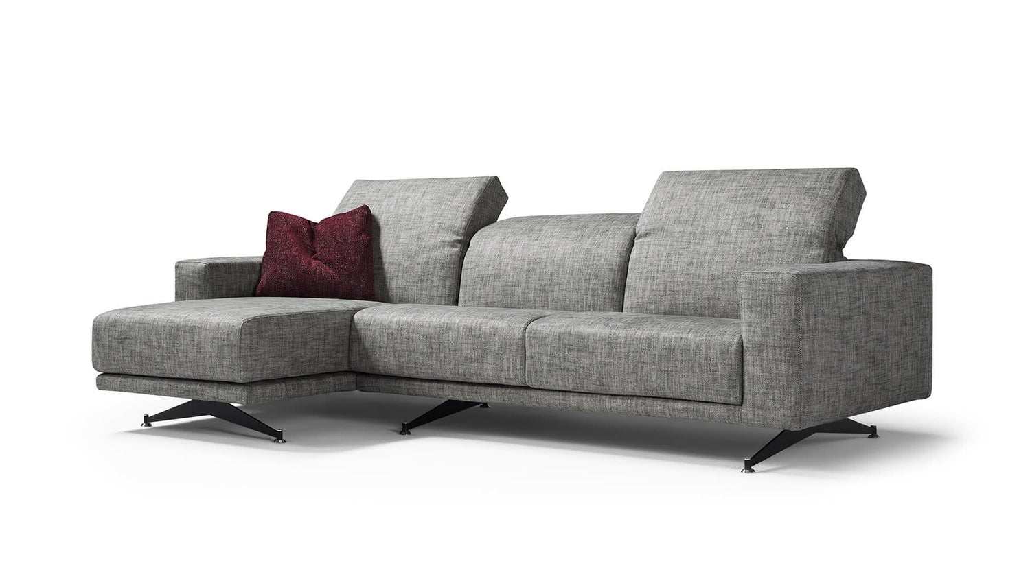 LIFE Modular corner sofa 4 seater customizable setup 5