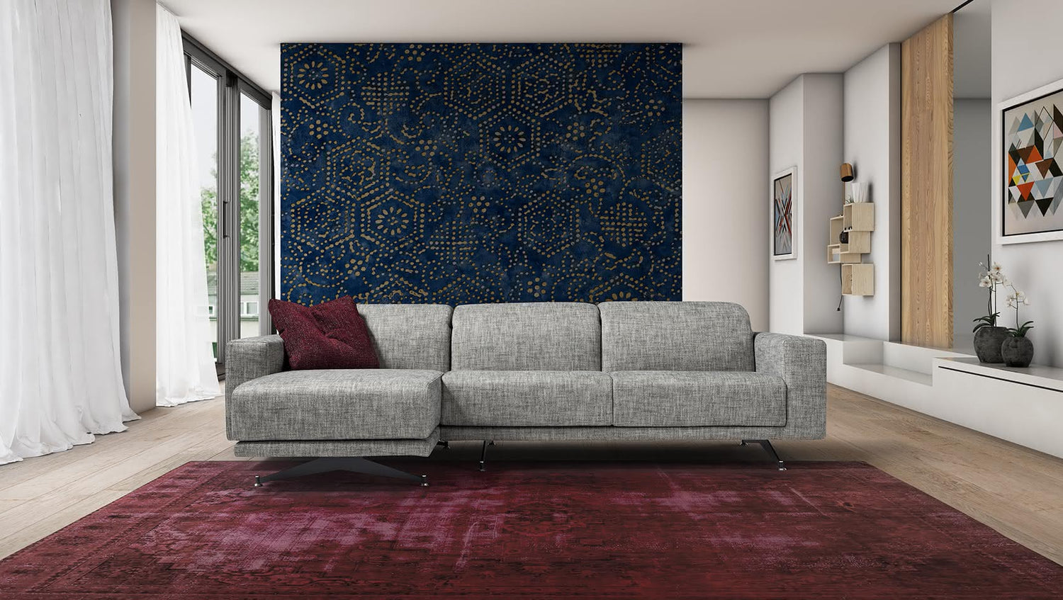 LIFE Canapé modulaire d'angle 4 places configuration personnalisable 2