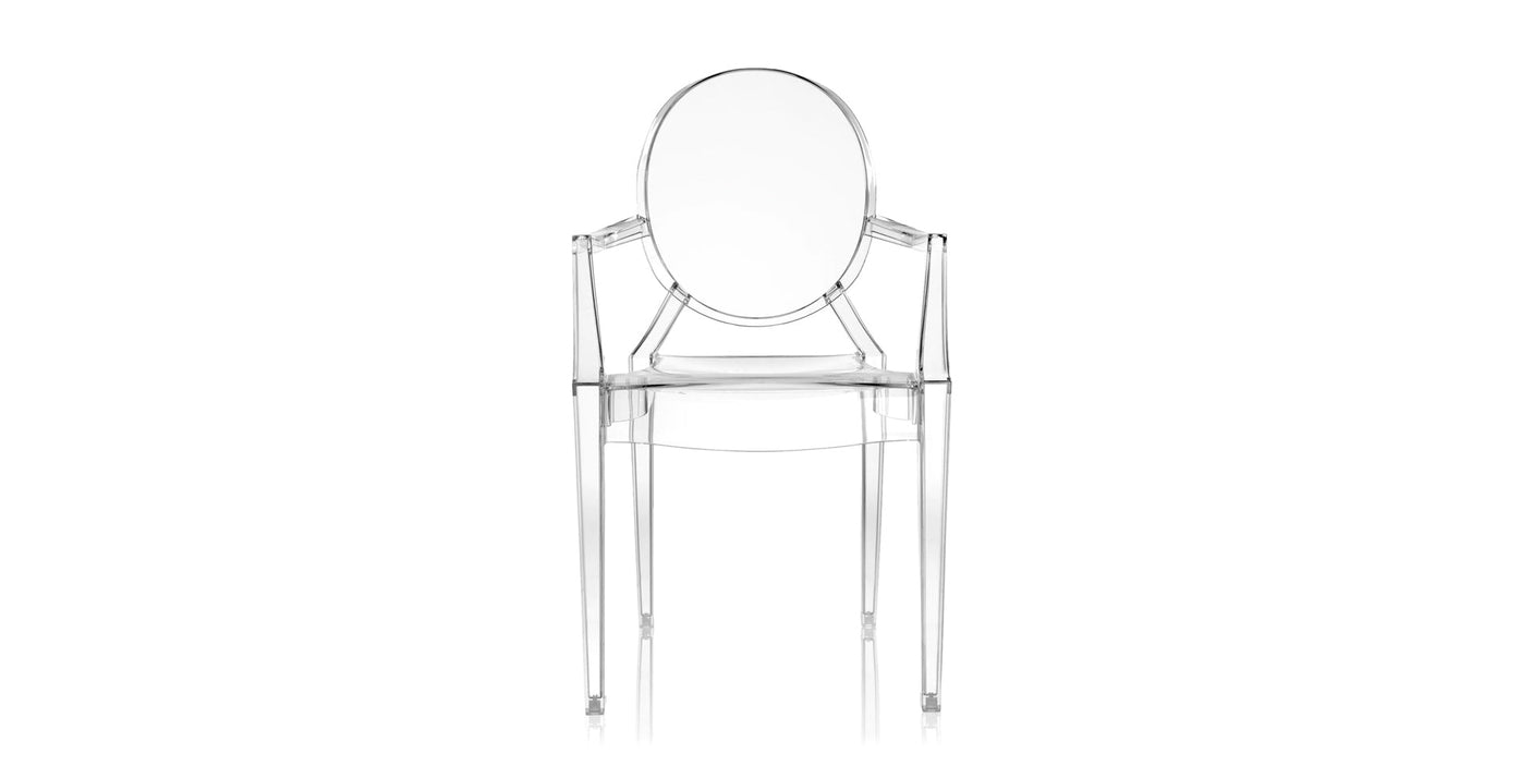 SET 2 Louis Ghost Small Armchair by Kartell