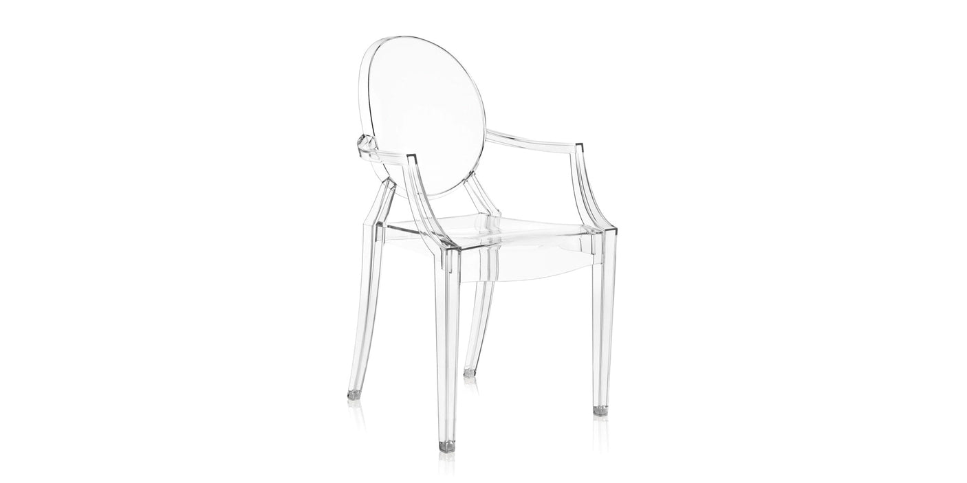 SET 2 Louis Ghost Petit Fauteuil by Kartell