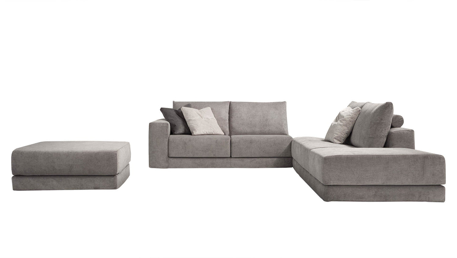 MONET Modular corner sofa 4 seater customizable configuration