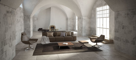 Metropoli coffee table Line up armchair Geo rug Line down armchair Wing sofa Dreaming dormeuse daybed