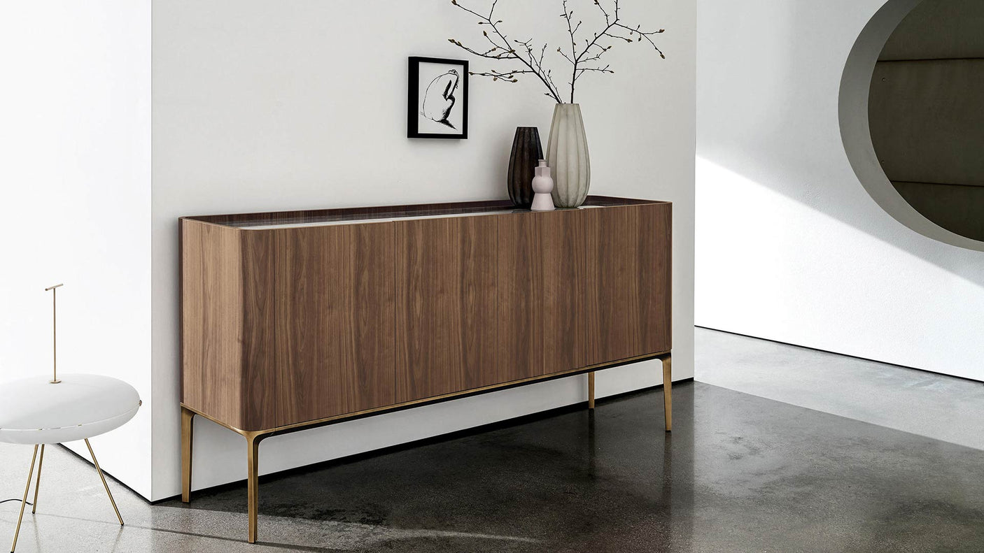 SLIM SIDEBOARD WITH 4 DOORS