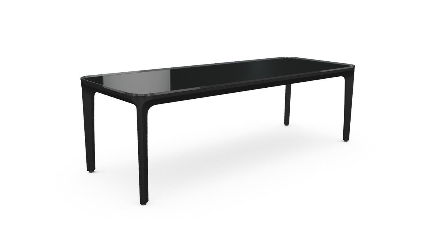 Slim coffee table rectangular H. 37