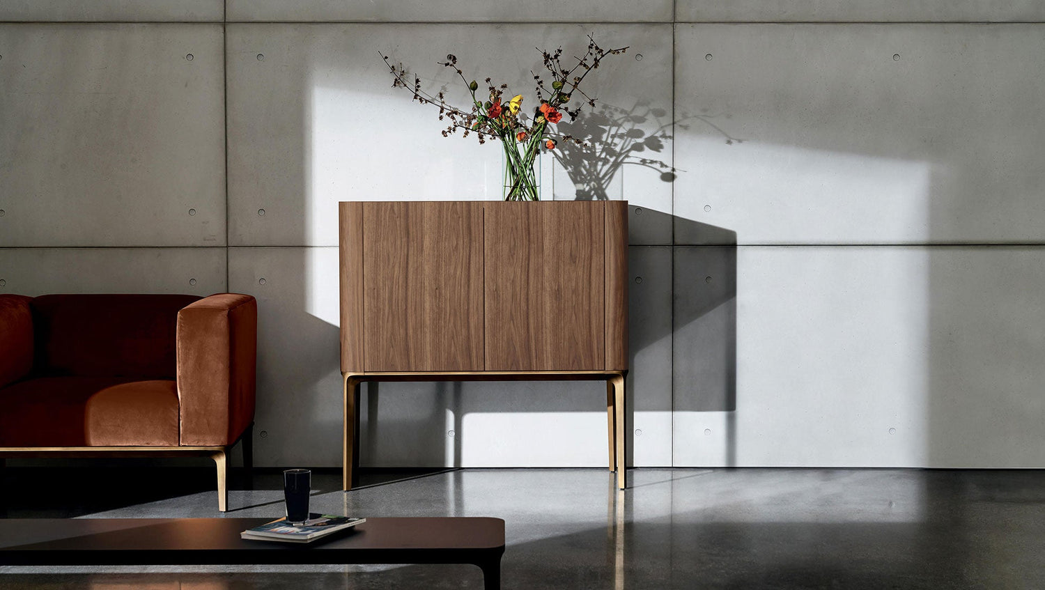 Slim Sideboard with 2 doors