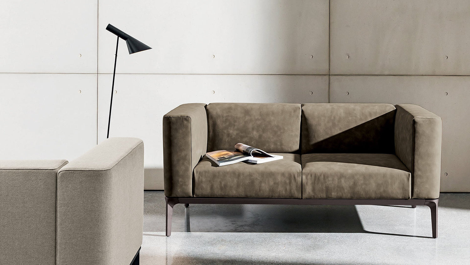 Slim modulsofa 2-sitzer