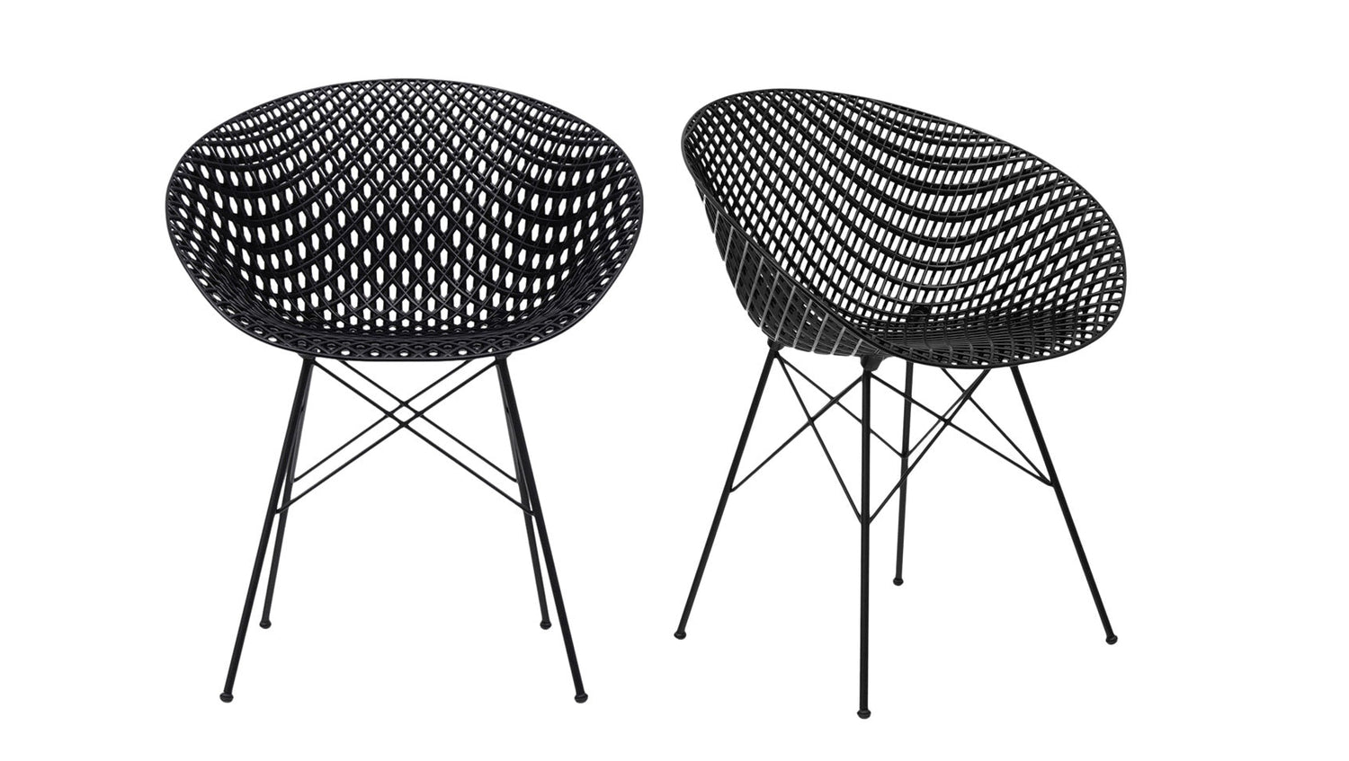 SET 2 Smatrik Armchair Indoor by Kartell