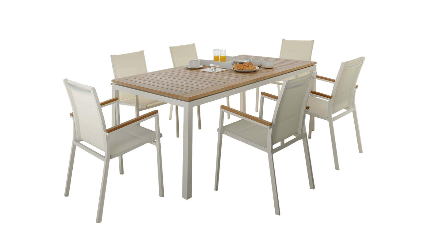 Timber Table + 6 Chaises 3