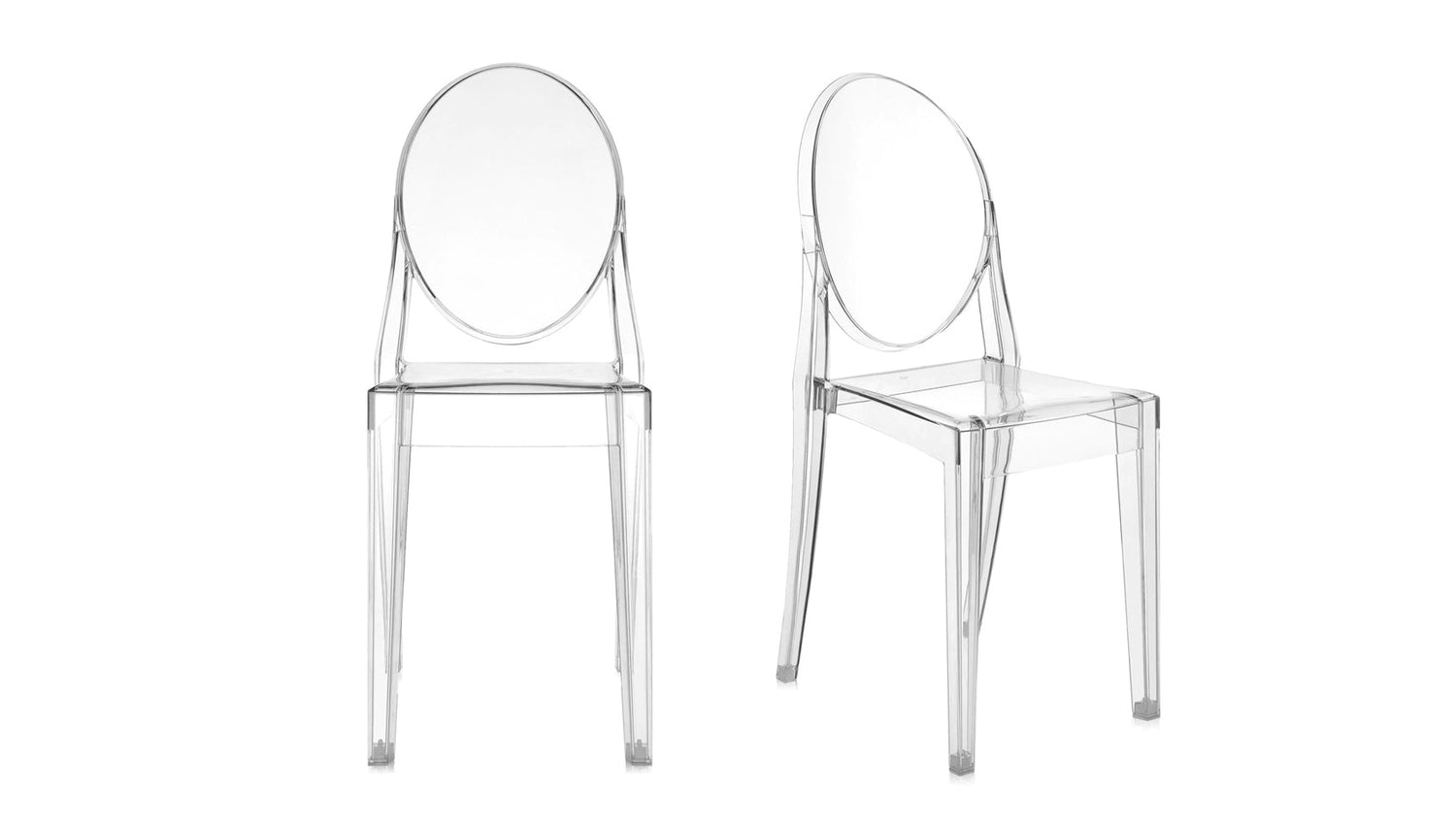 SET 2 Victoria Ghost Stuhl by Kartell