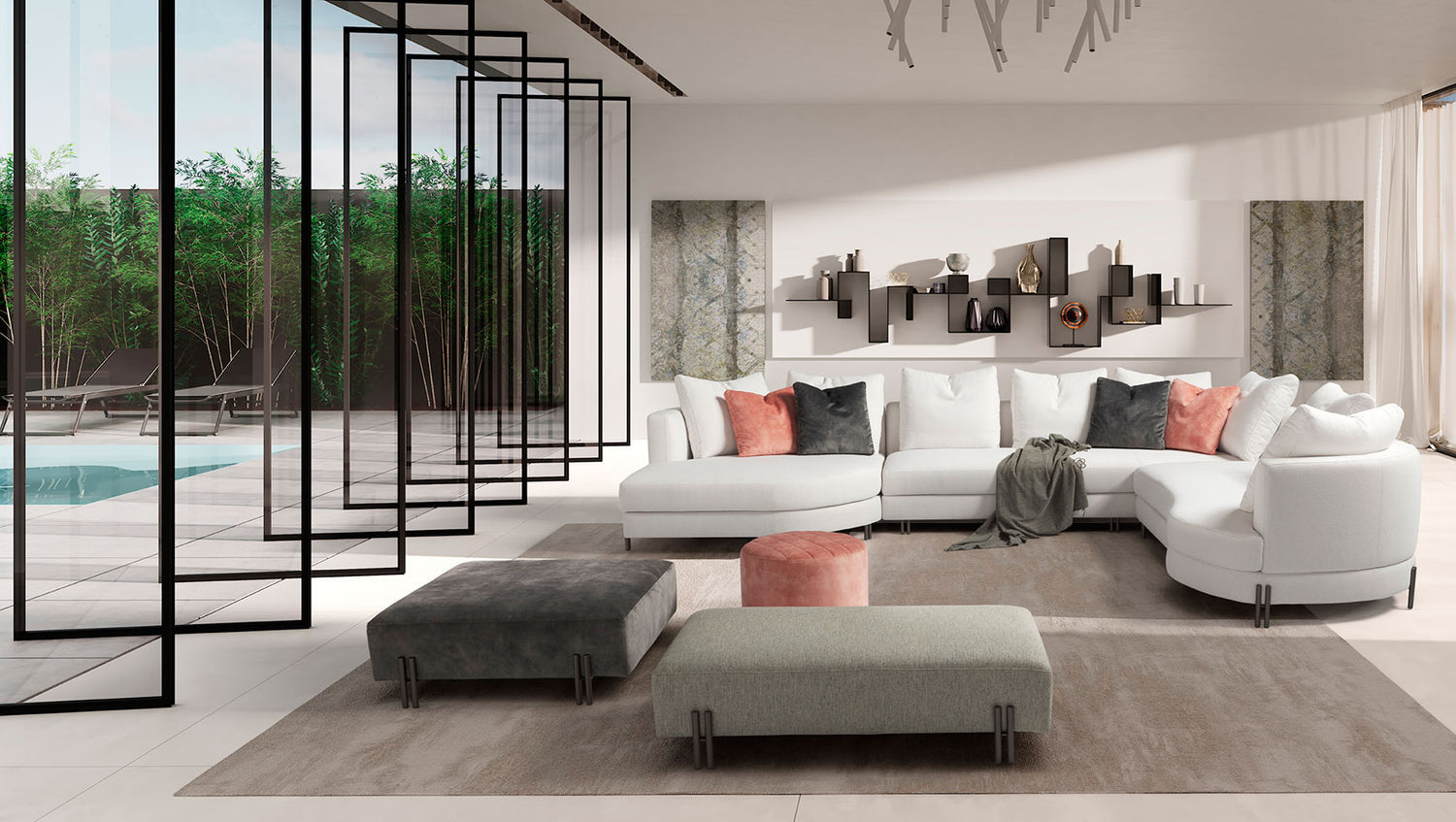 Yang Modul- und Ecksofa