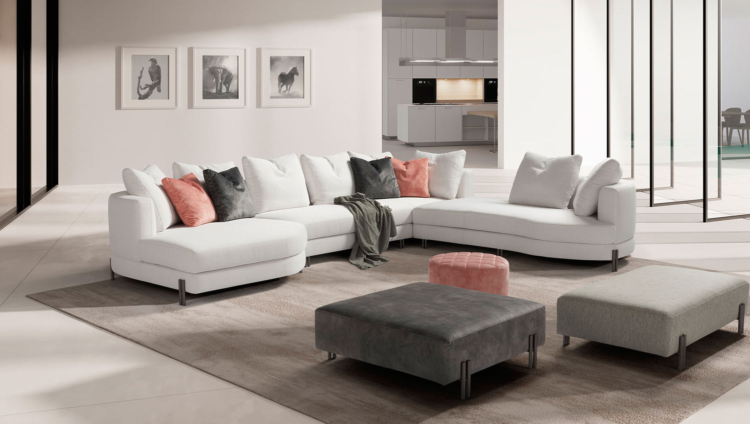 Yang Modul- und Ecksofa